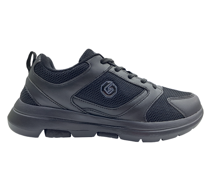 Gatti Men Running Sport Shoe Wide Width GENOA Black 20511001